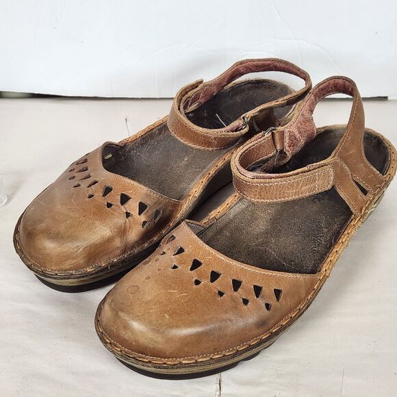 Naot Shoes Womens Size 39 Mary Jane Strap Comfort Wedge Sandals - Picture 1 of 9